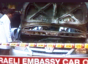 Israeli embassy car blast
