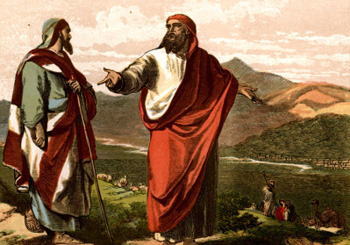 Lot had the land but Abraham got the promise!  Christian Messenger