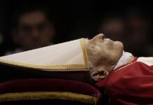 Pope Benedict laid to rest