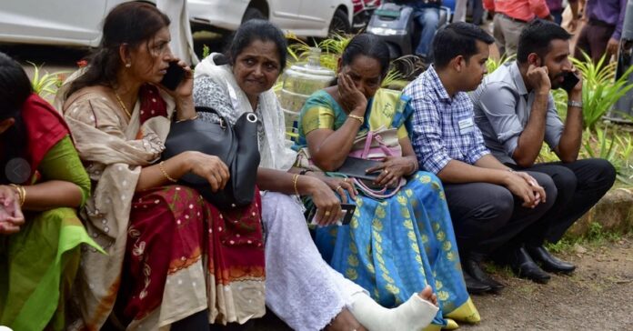 Jehovah's Witnesses who were hurt in a bomb blast in Kochi on Oct 29, 2023.